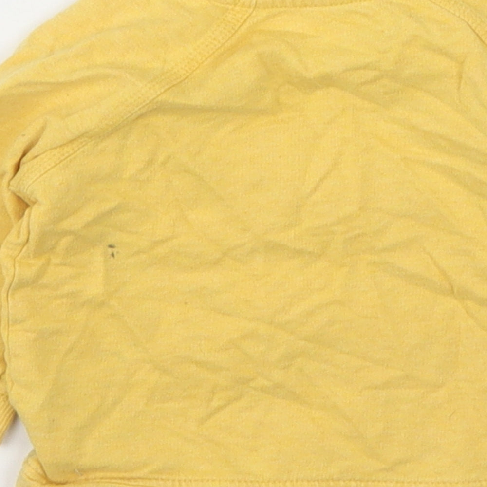 George Boys Yellow Cotton Pullover Jumper Size 6-9 Months - Peanuts