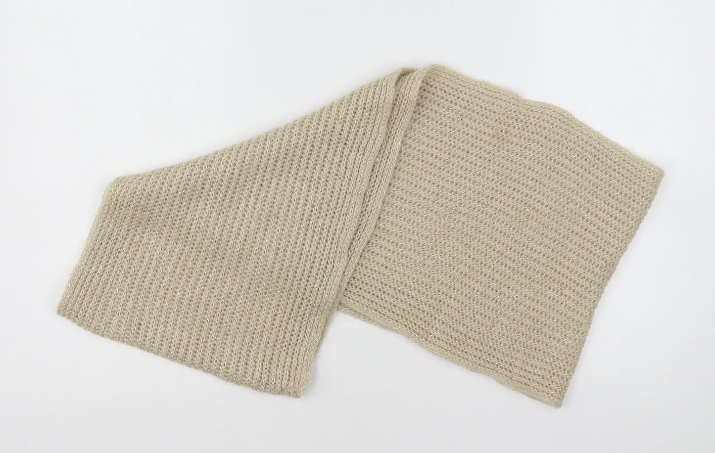 Preworn Womens Beige Polyester Shawl/Wrap