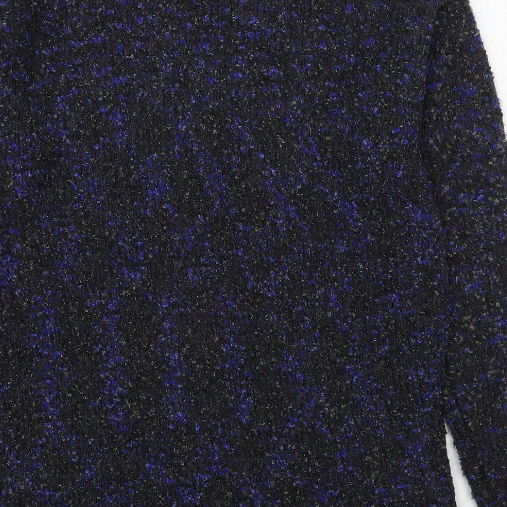 SHCollection Mens Multicoloured Round Neck Acrylic Pullover Jumper Size M