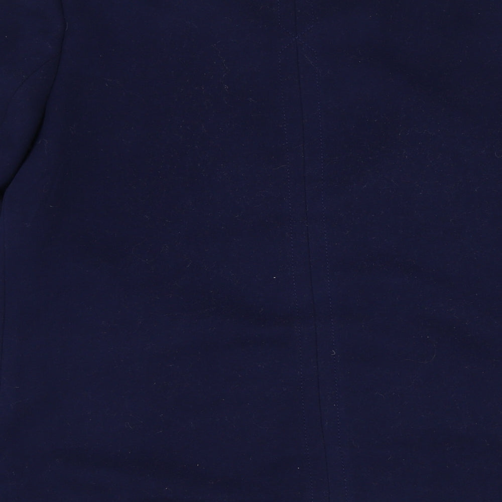 Bonmarché Womens Blue Overcoat Coat Size 12 Button