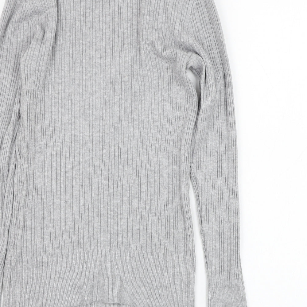 Primark Womens Grey Viscose Pullover Sweatshirt Size 12 Pullover