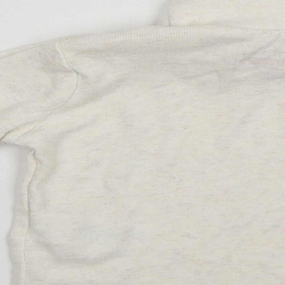 Primark Baby Beige Cotton Basic Casual Size 6-9 Months Roll Neck