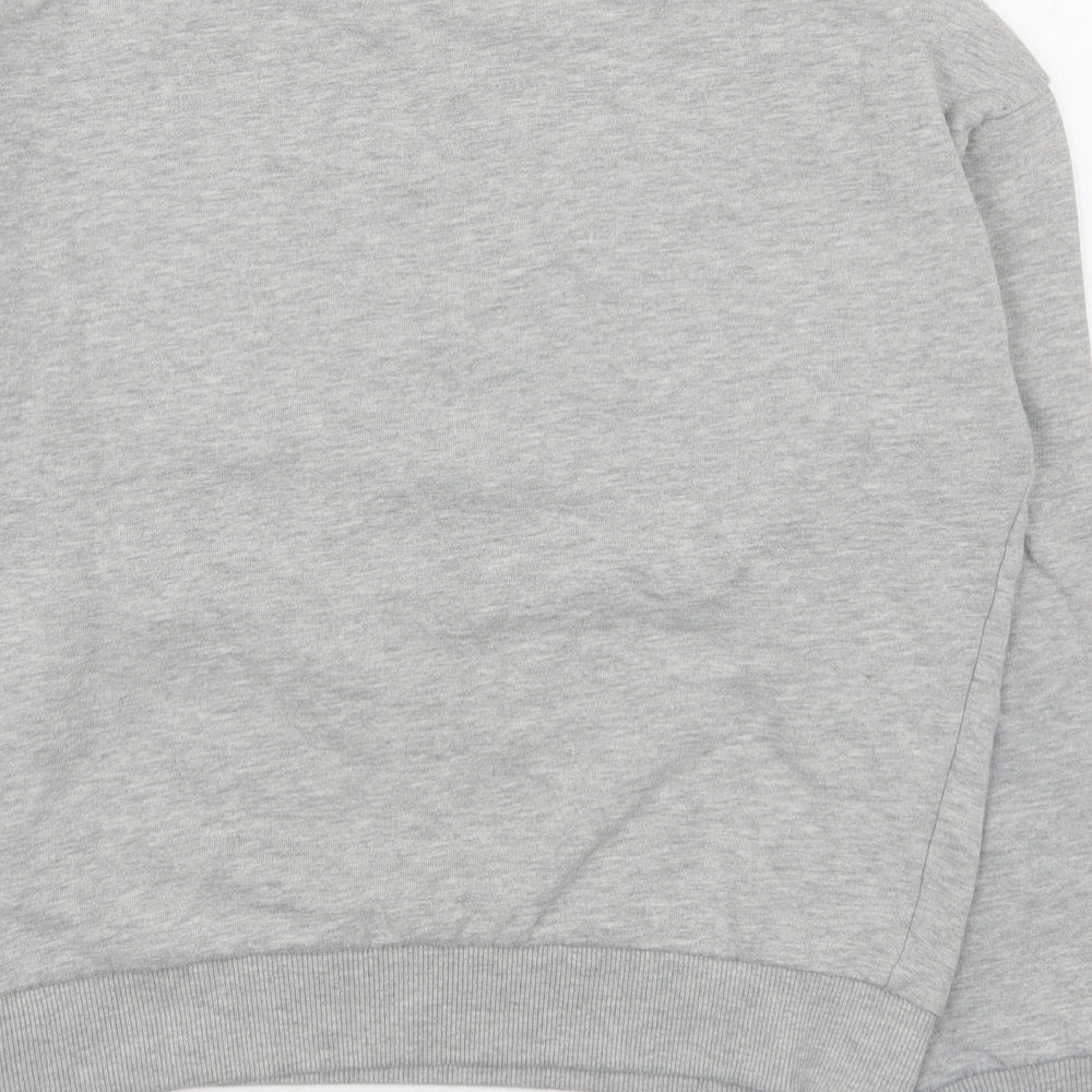 M&Co Girls Grey Cotton Pullover Sweatshirt Size 14 Years Pullover