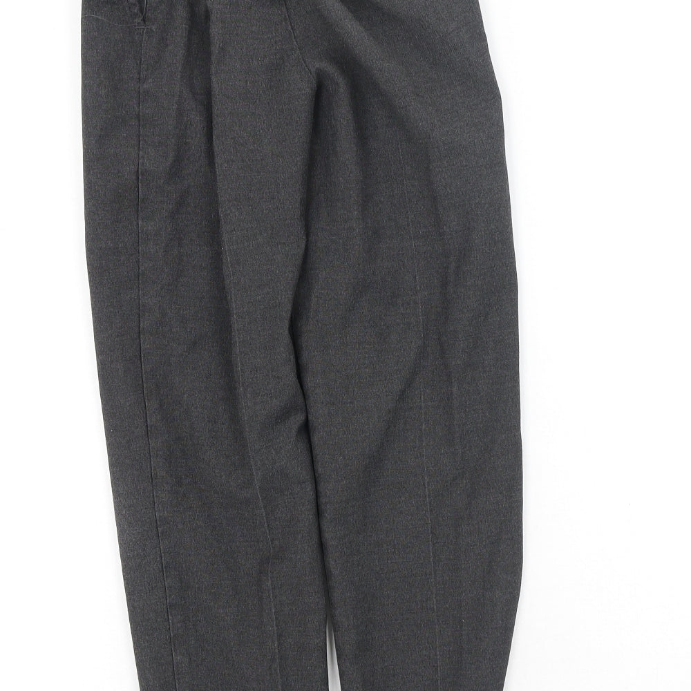 TU Boys Grey Polyester Dress Pants Trousers Size 8 Years Regular