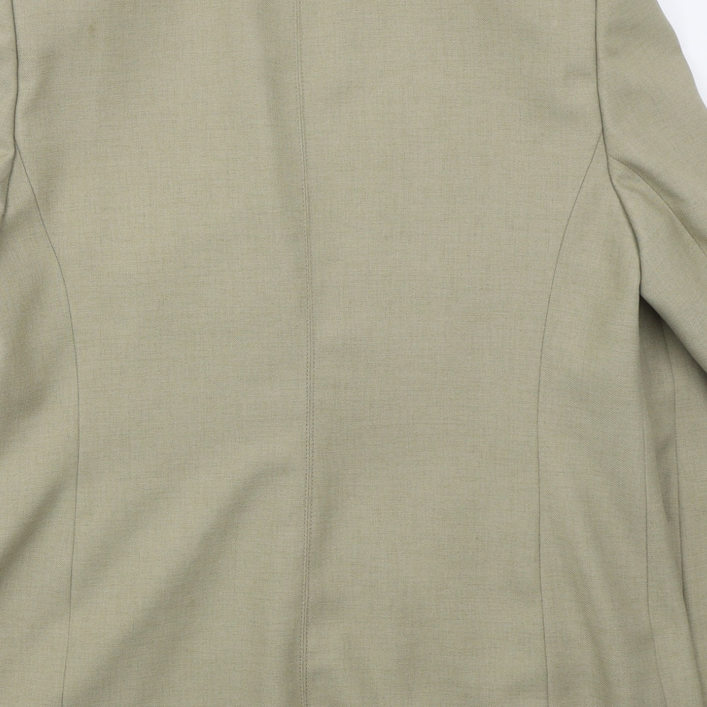 Dunnes Womens Beige Polyester Jacket Suit Jacket Size 18
