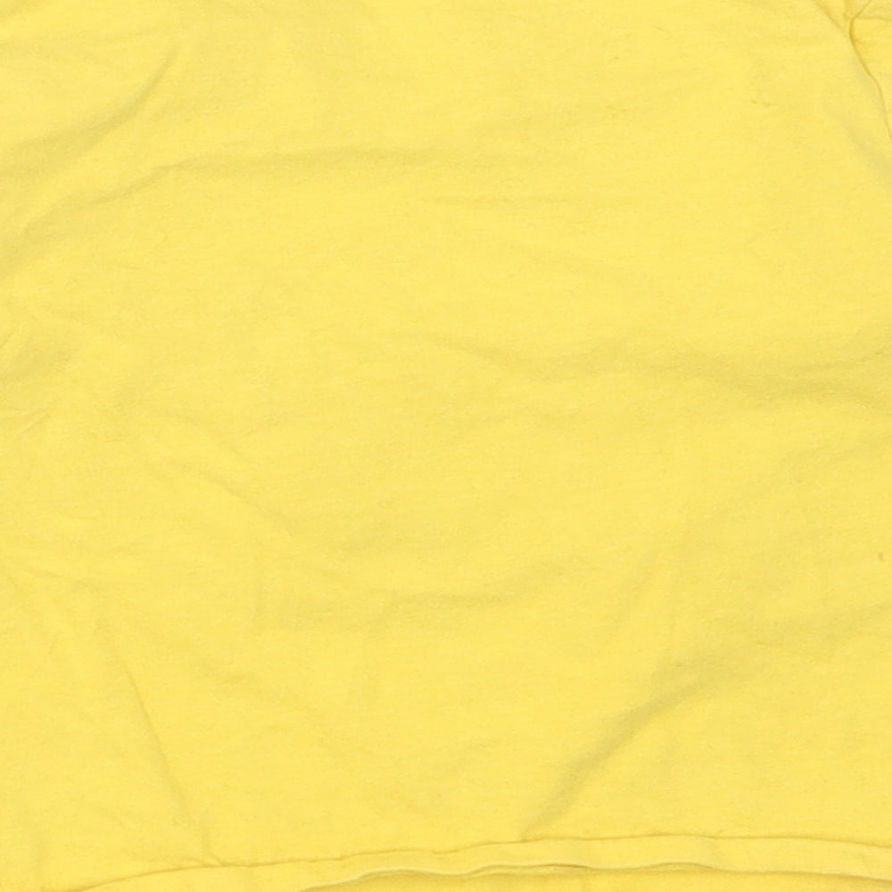 George Baby Yellow Cotton Basic Casual Size 18-24 Months Crew Neck Pullover - Pudsey