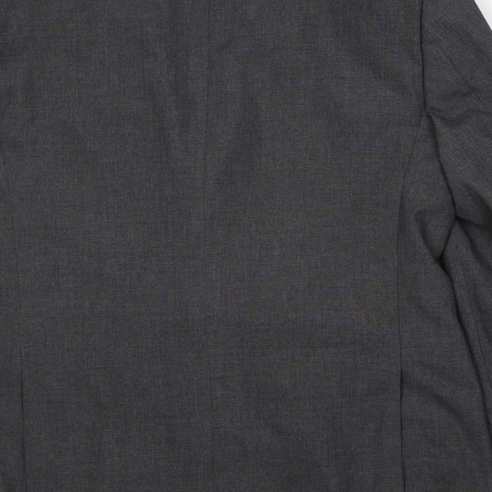 Marks & Spencer Mens Grey Polyester Jacket Suit Jacket Size M