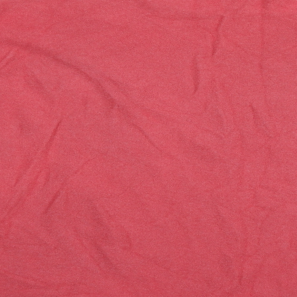 Emella Womens Pink Scoop Neck Viscose Pullover Jumper Size XL