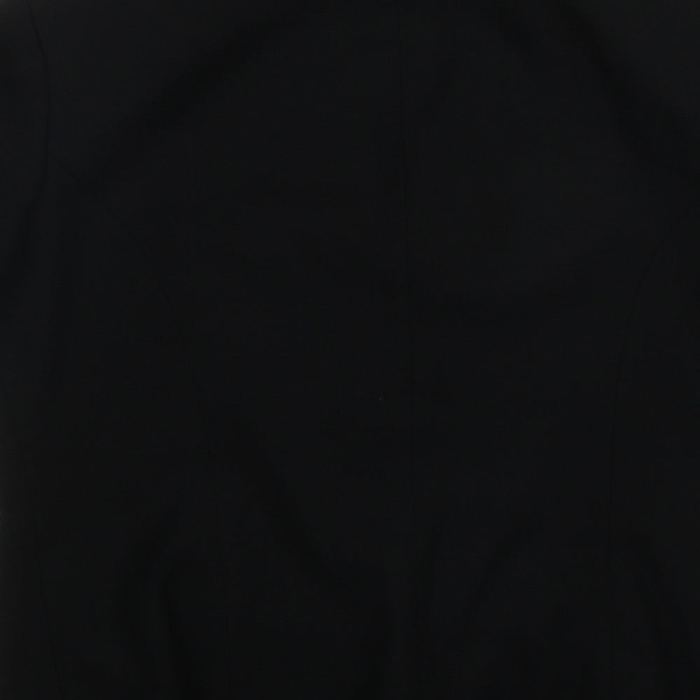 Roman Womens Black Jacket Size 10 Button