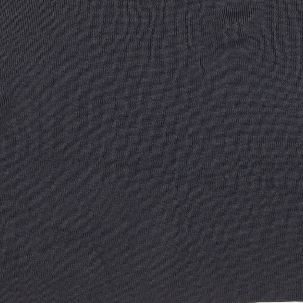 New Look Womens Grey Boat Neck Acrylic Pullover Jumper Size 12