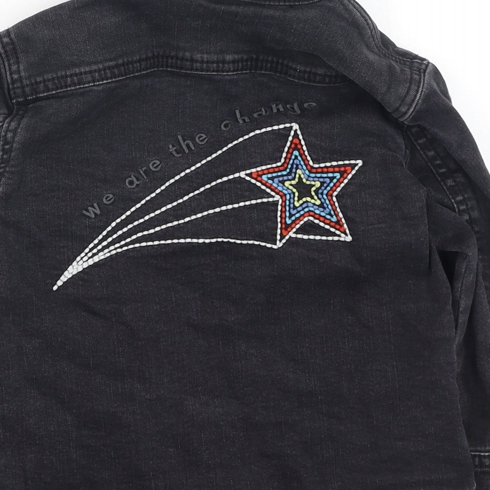 Ferne Girls Black Basic Jacket Jacket Size 2-3 Years