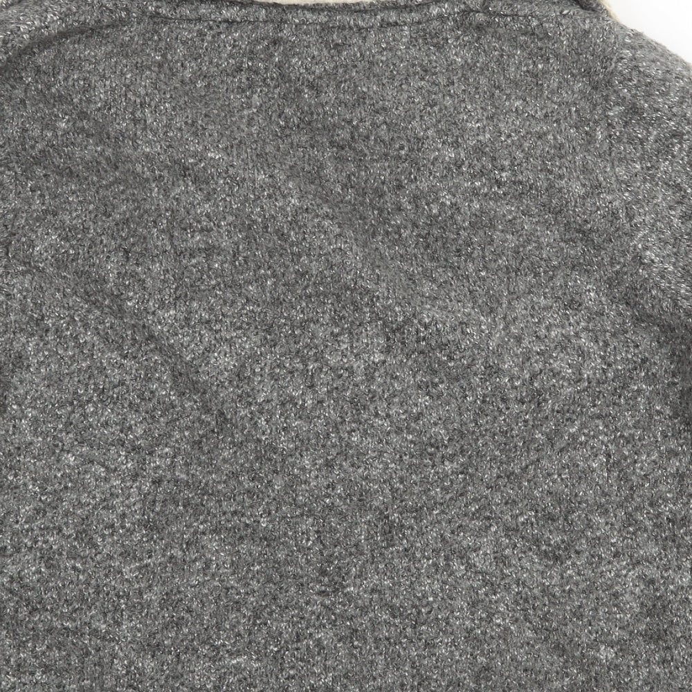 Zara Womens Grey Jacket Coatigan Size S