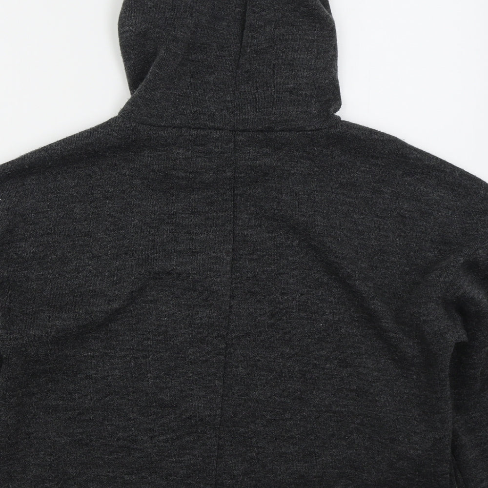 MNG Womens Grey Polyester Pullover Hoodie Size M Pullover
