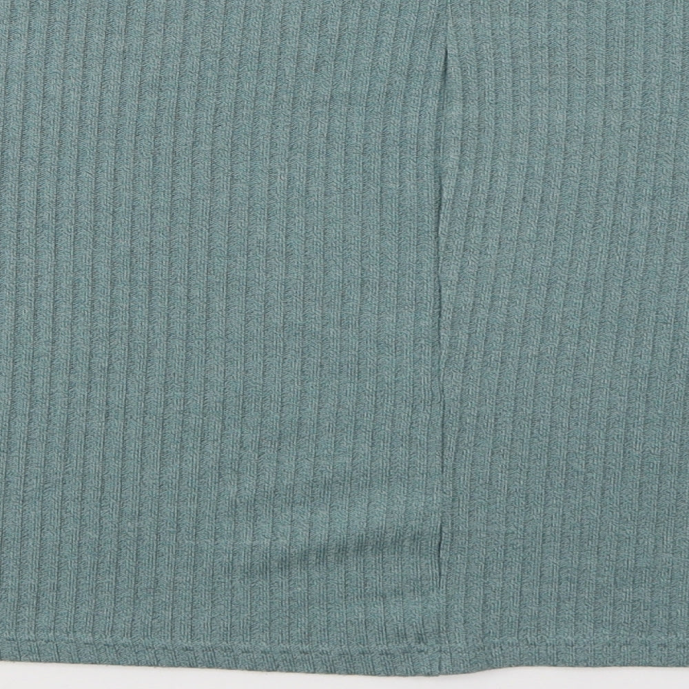 SheIn Womens Green Polyester Pullover Sweatshirt Size XL Pullover