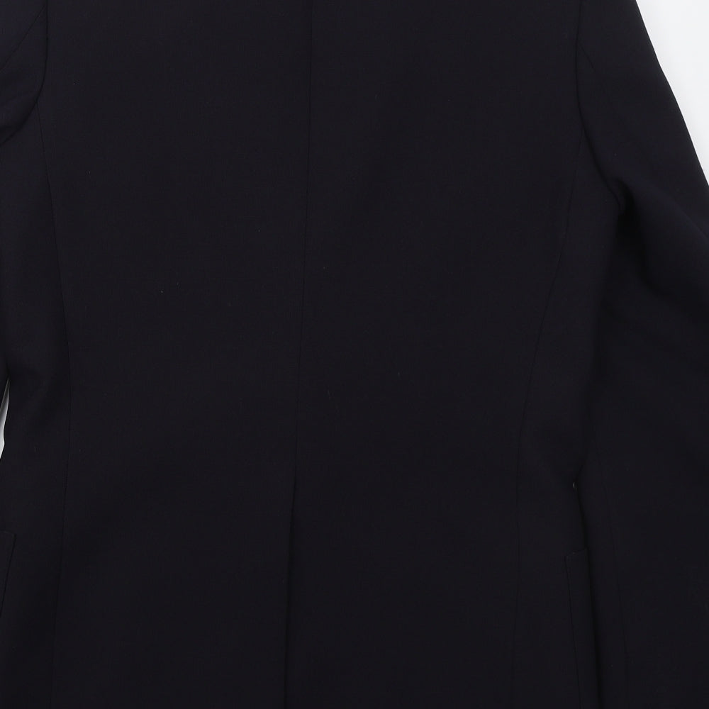 St Michael Mens Blue Polyester Jacket Suit Jacket Size 38