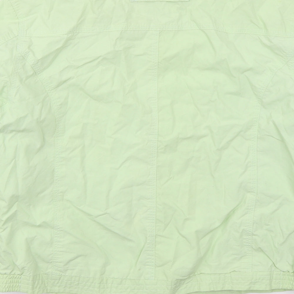 Dorothy Perkins Womens Green Jacket Size 14 Zip
