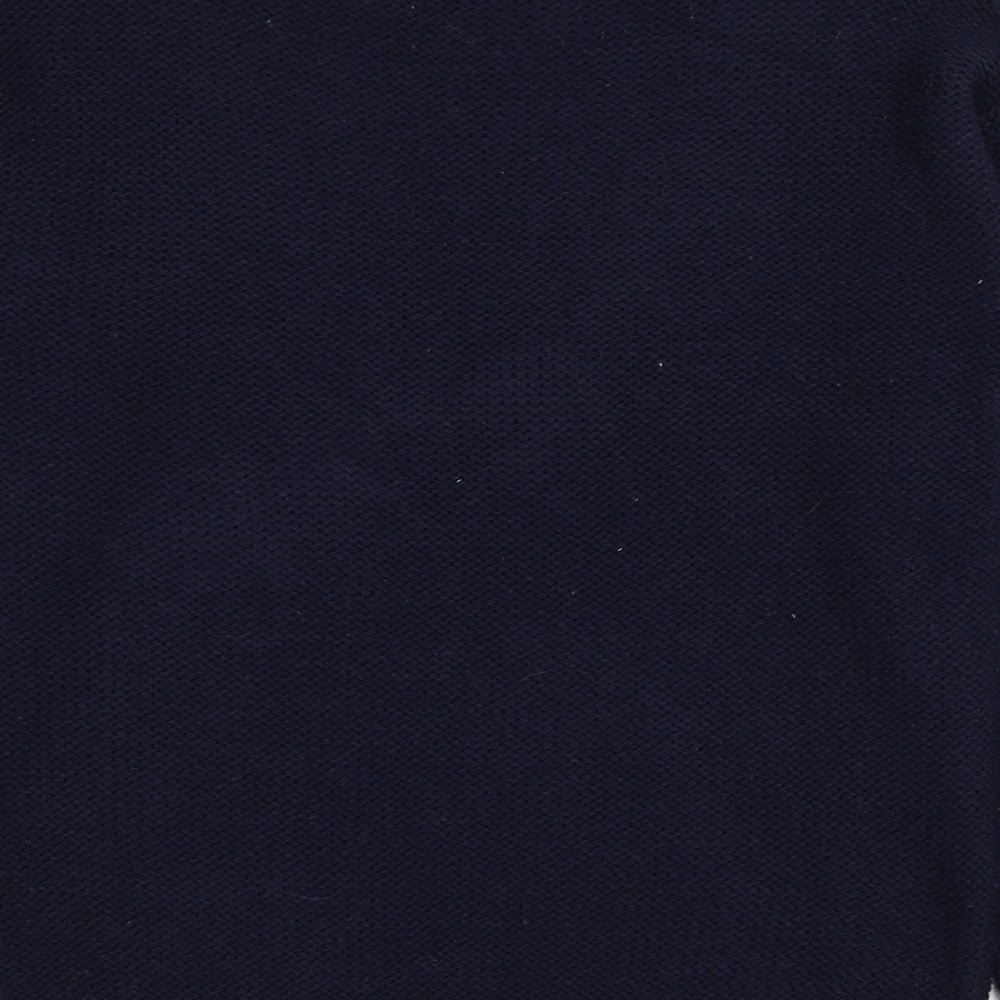 Atmosphere Womens Blue Round Neck Acrylic Pullover Jumper Size 14