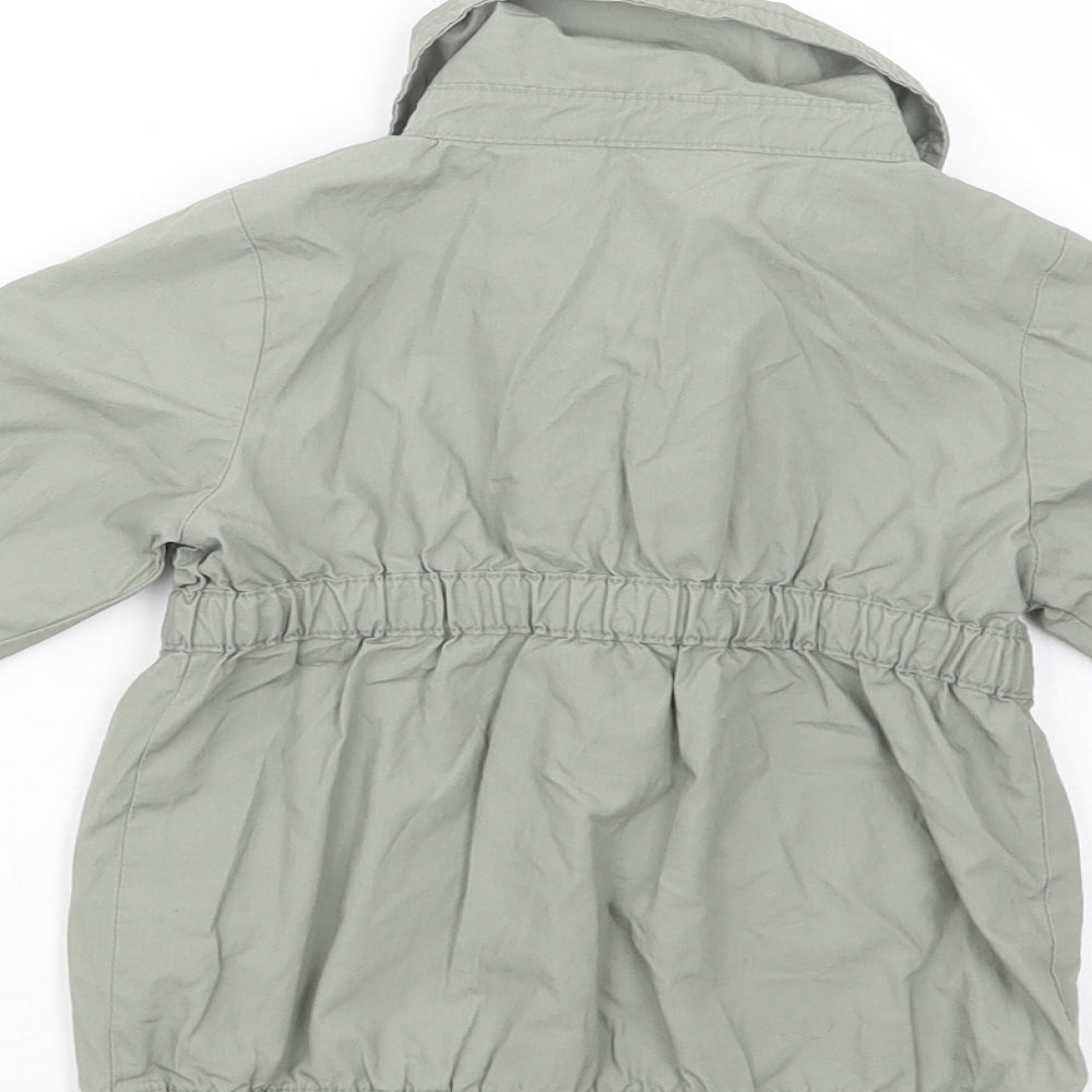 Gap Baby Green Basic Coat Coat Size 12-18 Months Button