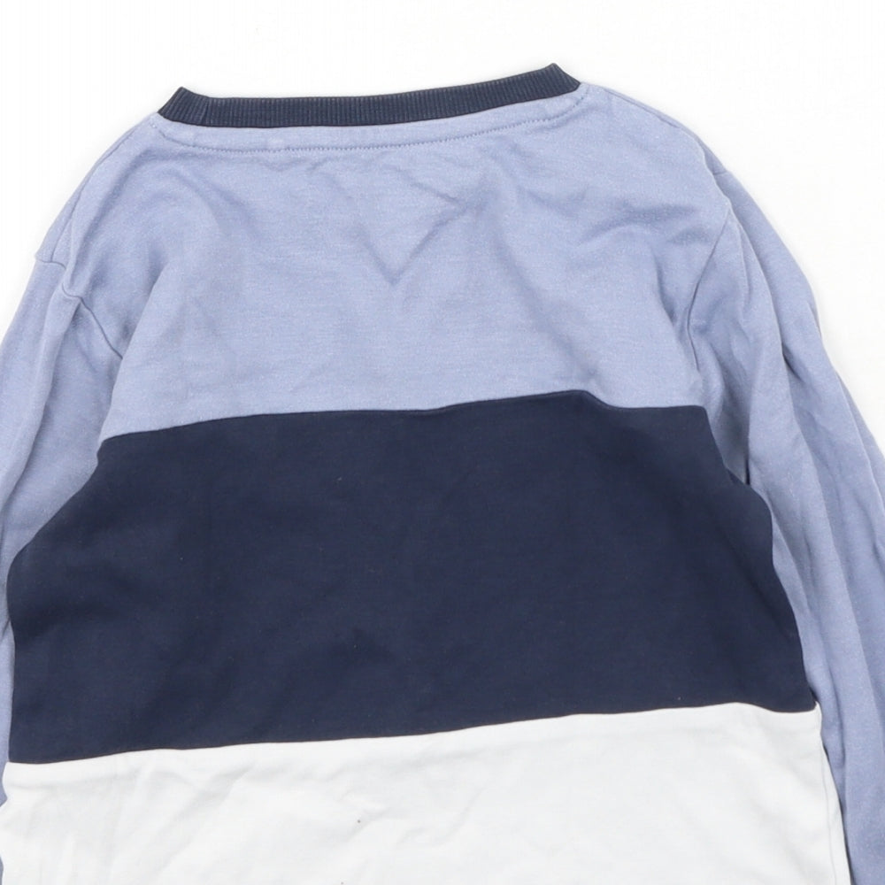 Next Boys Multicoloured Cotton Basic Casual Size 2-3 Years Round Neck