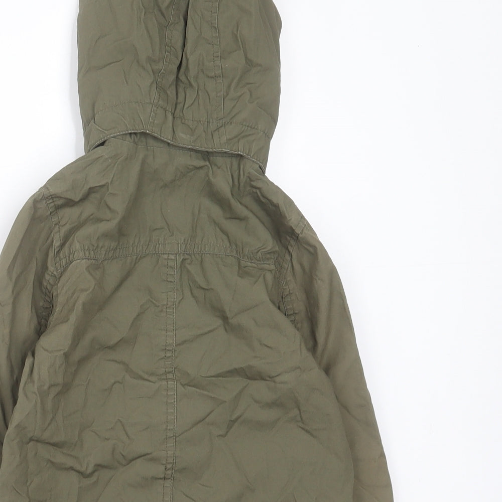 H&M Boys Green Jacket Size 2 Years Zip