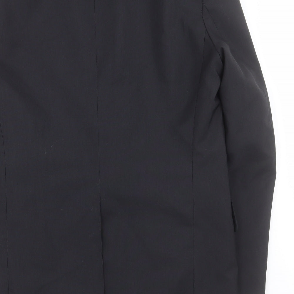 Burton Mens Black Polyethylene Jacket Suit Jacket Size 38