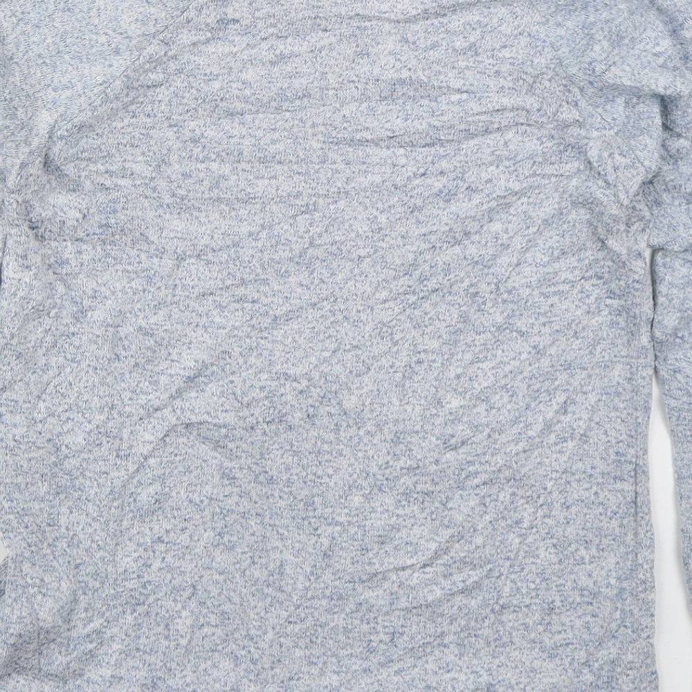 Gap Girls Blue Crew Neck Viscose Pullover Jumper Size M Pullover