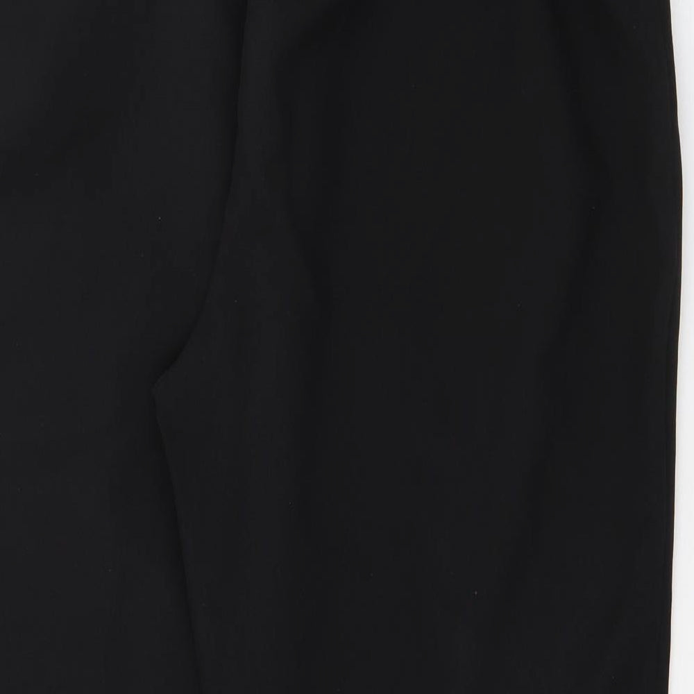 Classic` Womens Black Polyester Trousers Size 16 L23 in Regular