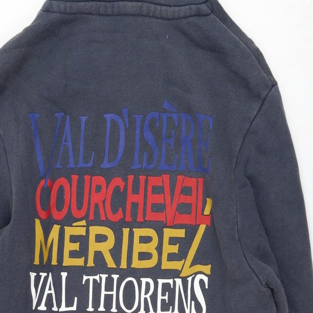 Jack Wills Mens Blue Cotton Pullover Hoodie Size XS