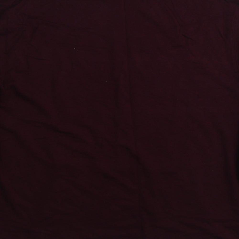 F&F Womens Purple Viscose Pullover Sweatshirt Size 12 Pullover