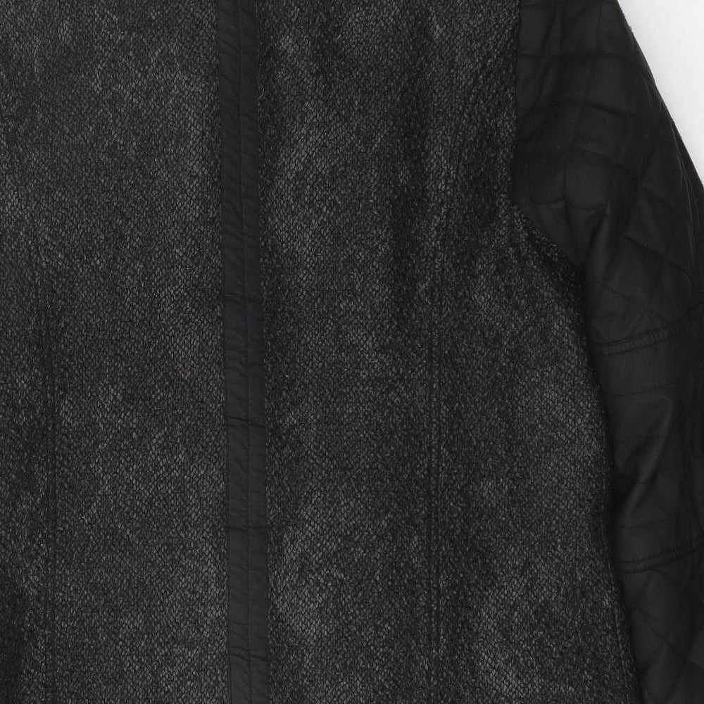 Bx Outerwear Womens Black Jacket Coat Size 10 Zip