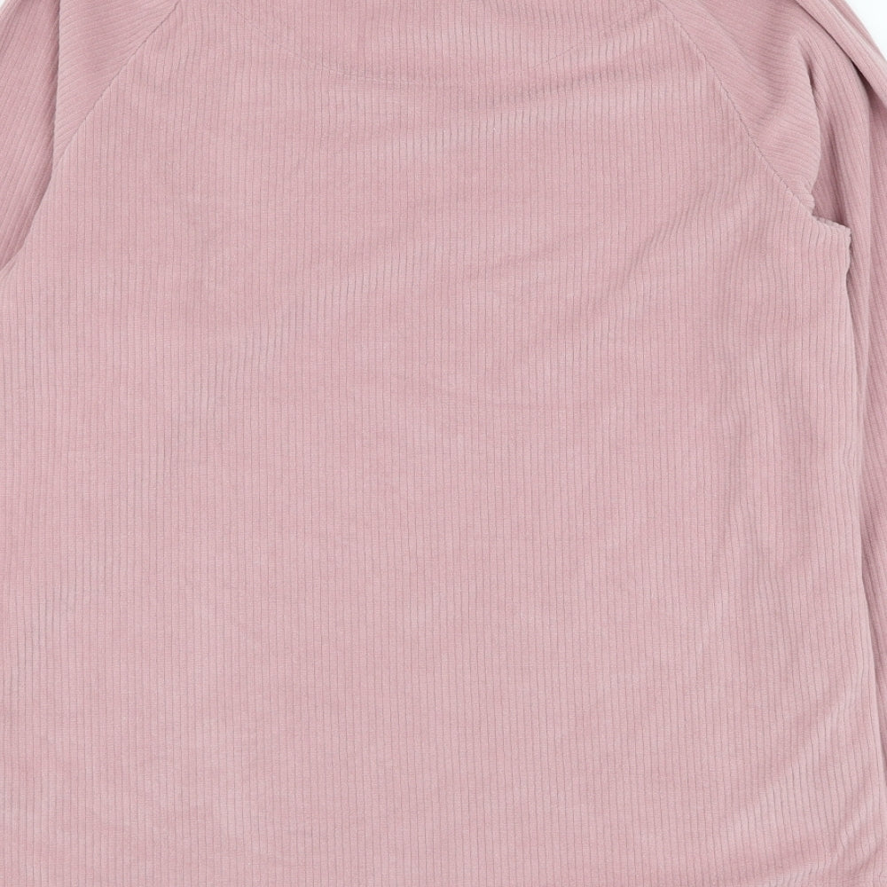 Primark Womens Pink Polyester Pullover Sweatshirt Size 6 Pullover - Loungewear