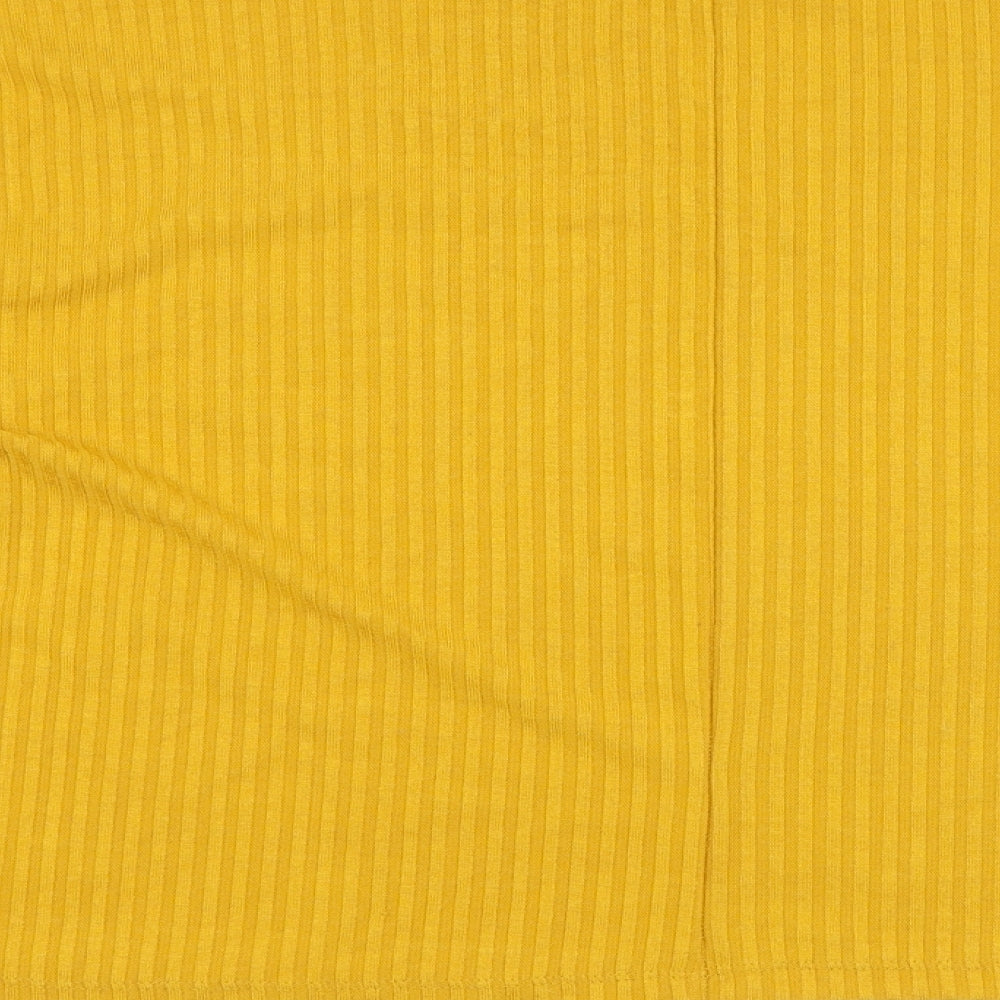 Dunnes Stores Womens Yellow Viscose Pullover Sweatshirt Size 16 Pullover