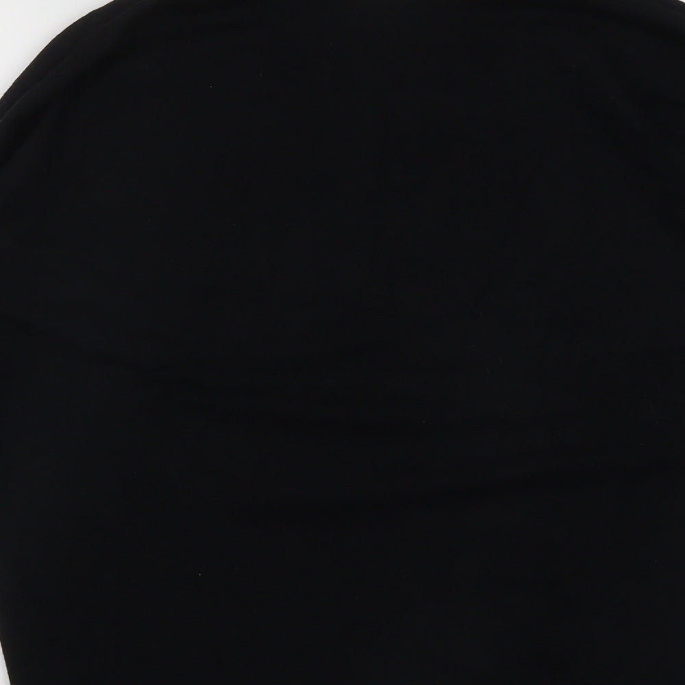 Gallery Womens Black Round Neck Viscose Pullover Jumper Size M