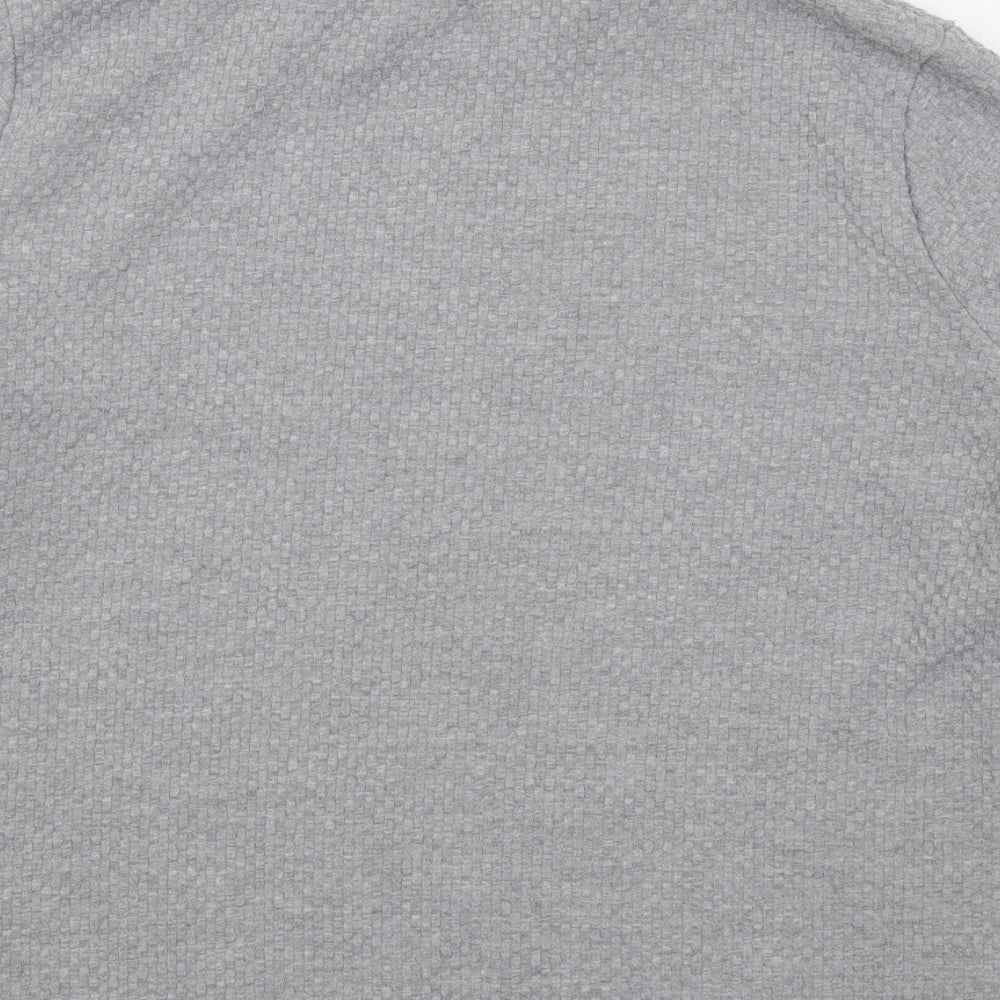 Matalan Womens Grey Polyester Pullover Sweatshirt Size M Pullover