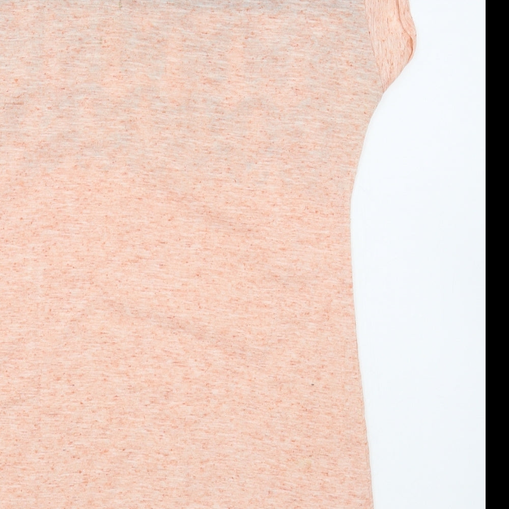 Chemistry Womens Pink 100% Cotton Basic T-Shirt Size S Scoop Neck