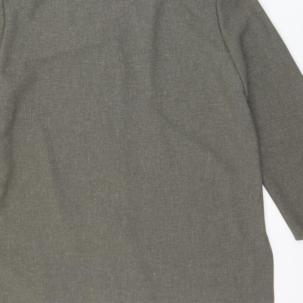 Alex & Co Womens Grey Jacket Size 14 Button