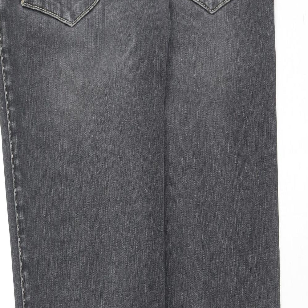 Bugatti Womens Grey Cotton Straight Jeans Size 28 L31 in Regular