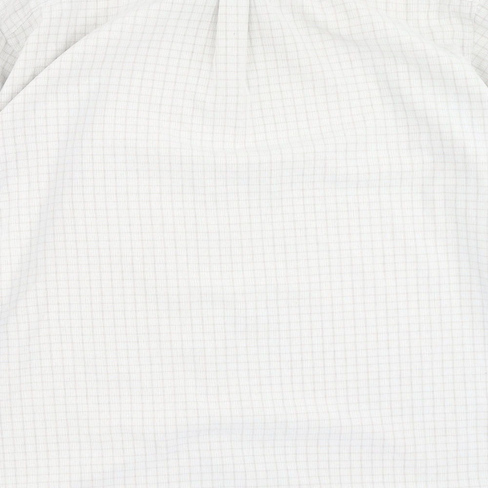 Arnold Palmer Mens Beige Plaid Polyester Polo Size 2XL Collared