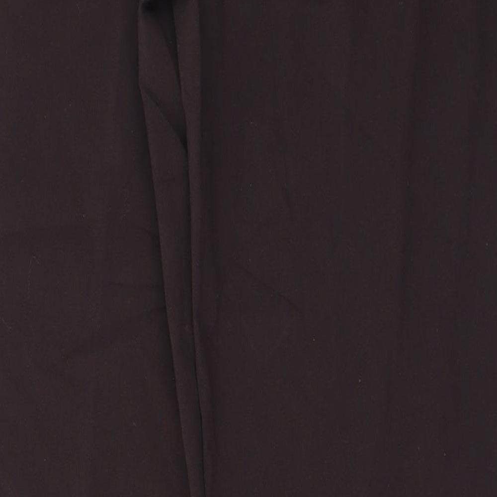 Lakeland Womens Brown Polyester Carrot Trousers Size 10 L33 in Regular