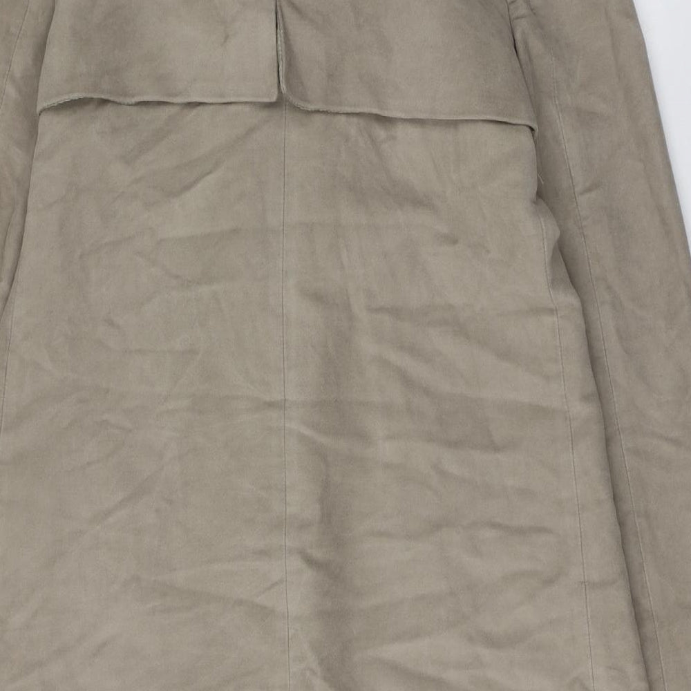 NEXT Womens Beige Overcoat Coat Size 6