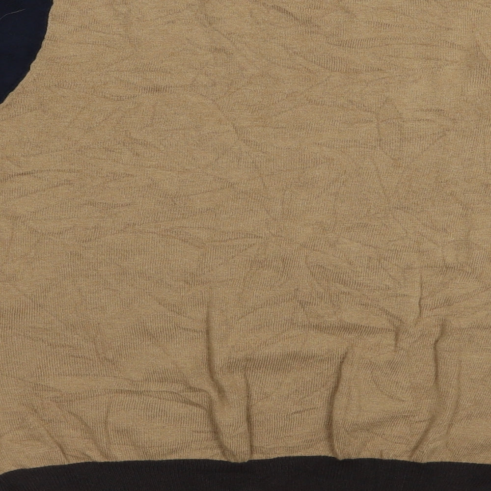 Nrxt Womens Beige Boat Neck Cotton Pullover Jumper Size 14