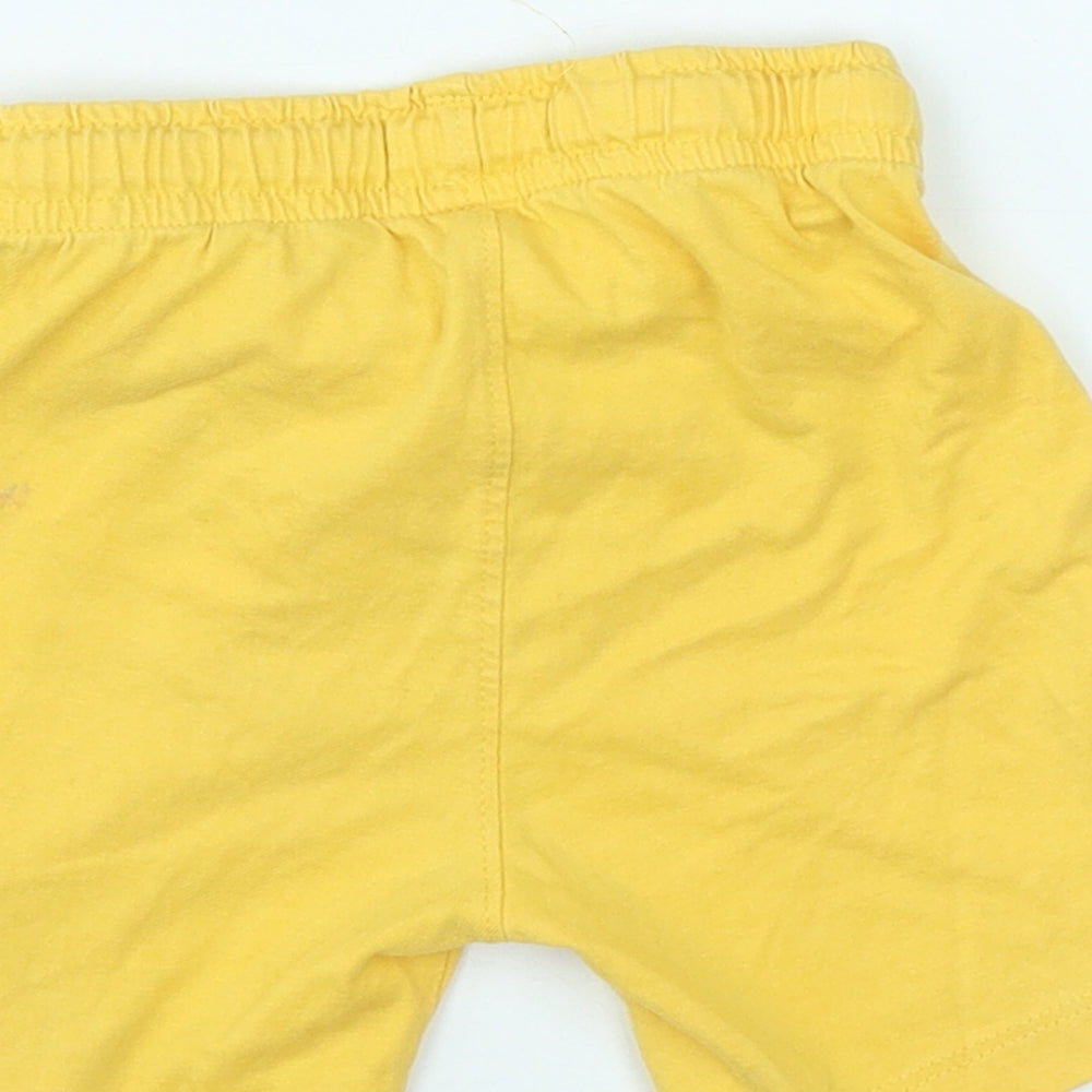 Redtag Baby Yellow Cotton Sweatpants Trousers Size 18-24 Months Drawstring