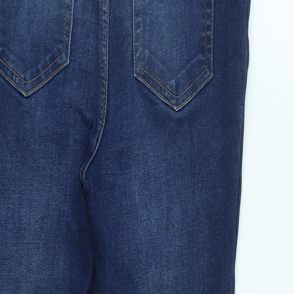 Denim & Co. Girls Blue Cotton Skinny Jeans Size 11-12 Years Regular