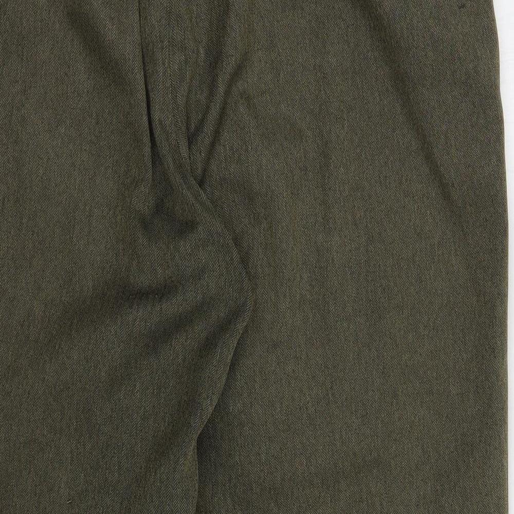 Bonmarché Womens Green Polyester Dress Pants Trousers Size 20 L27 in Regular