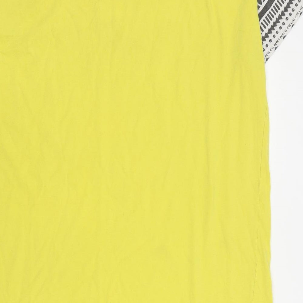 Primark Womens Yellow 100% Cotton Top Dress Size S - The Lion King