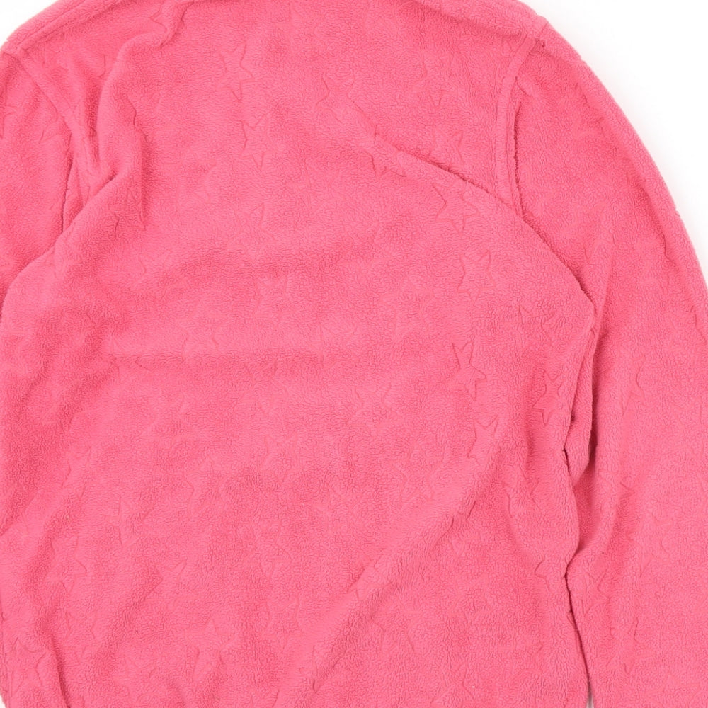 Hi Gear Girls Pink Geometric Jacket Size 7-8 Years Zip