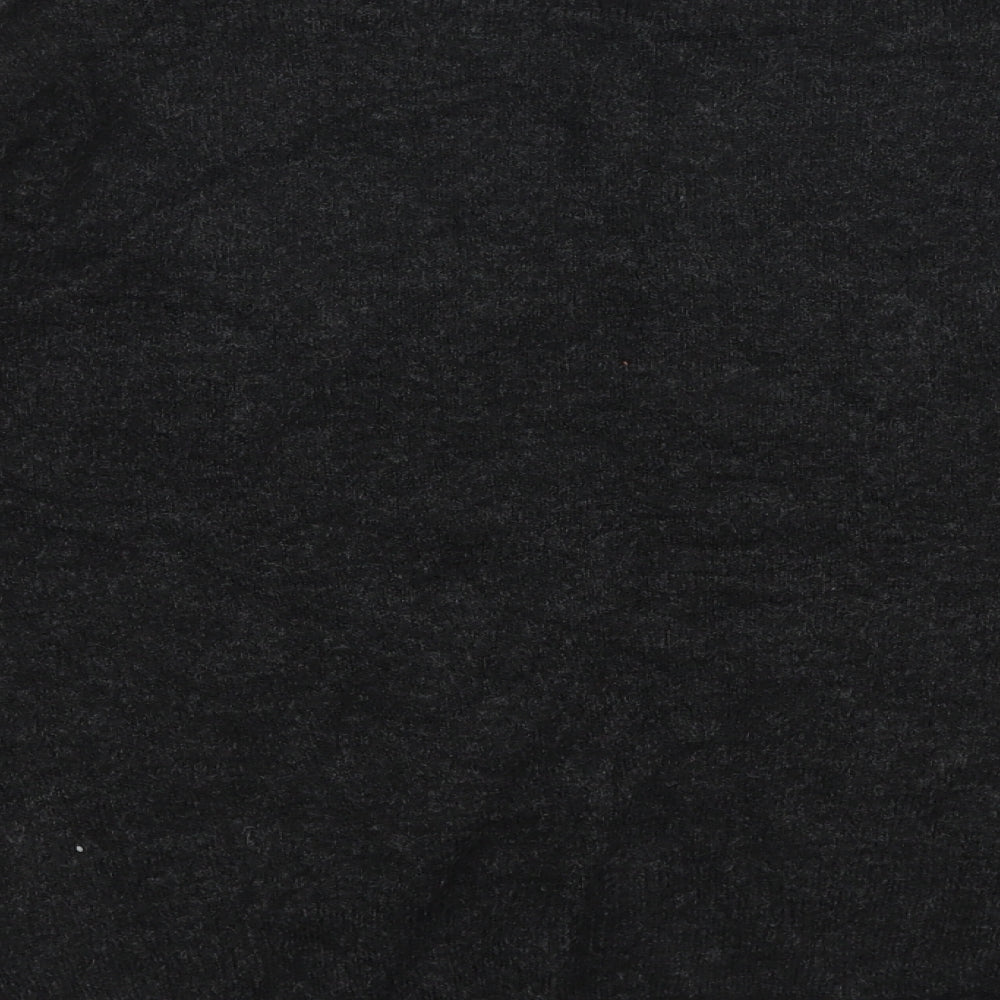 H&M Womens Grey Round Neck Acrylic Pullover Jumper Size XS