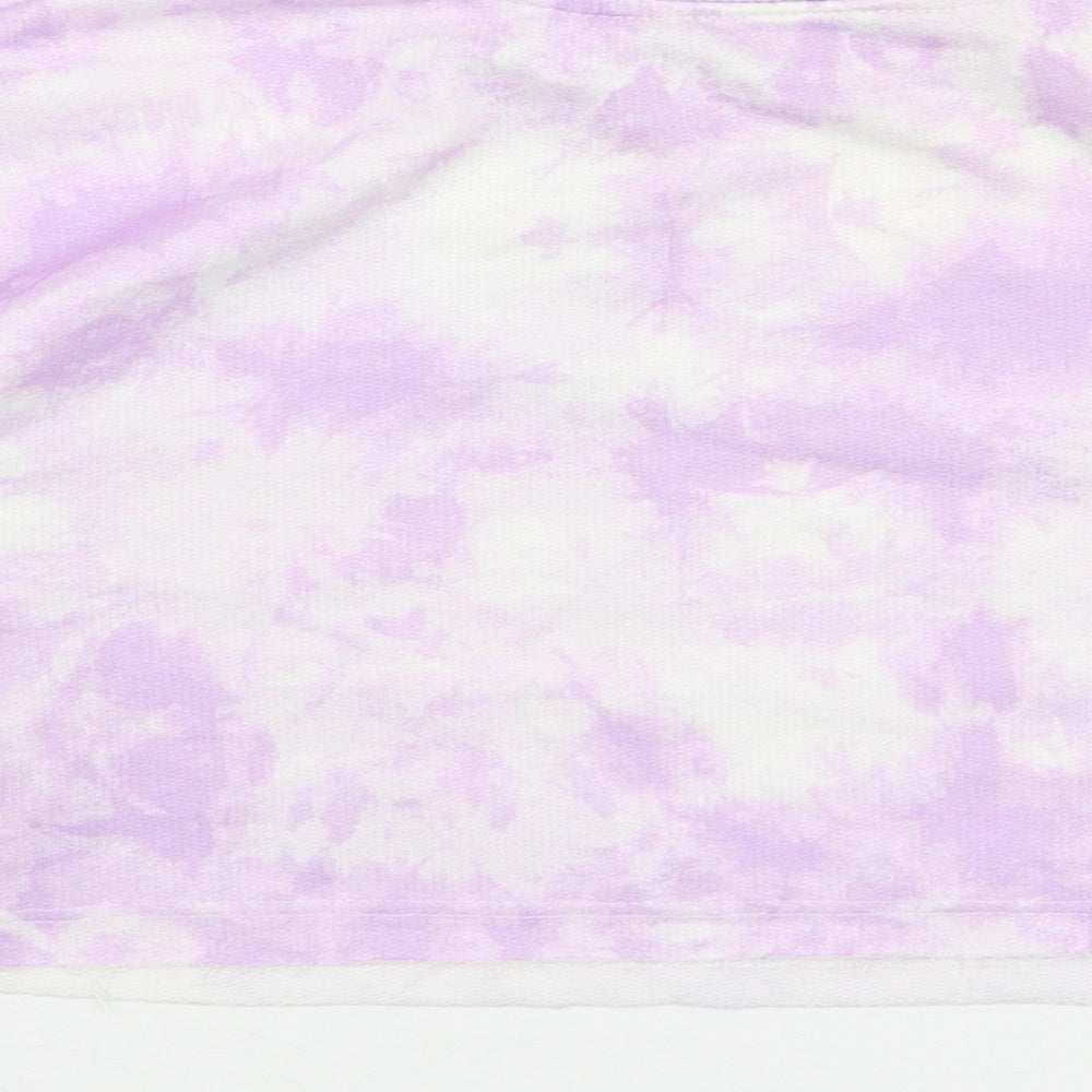 George Girls Purple Floral Polyester Pullover Sweatshirt Size 5-6 Years Pullover - Butterfly
