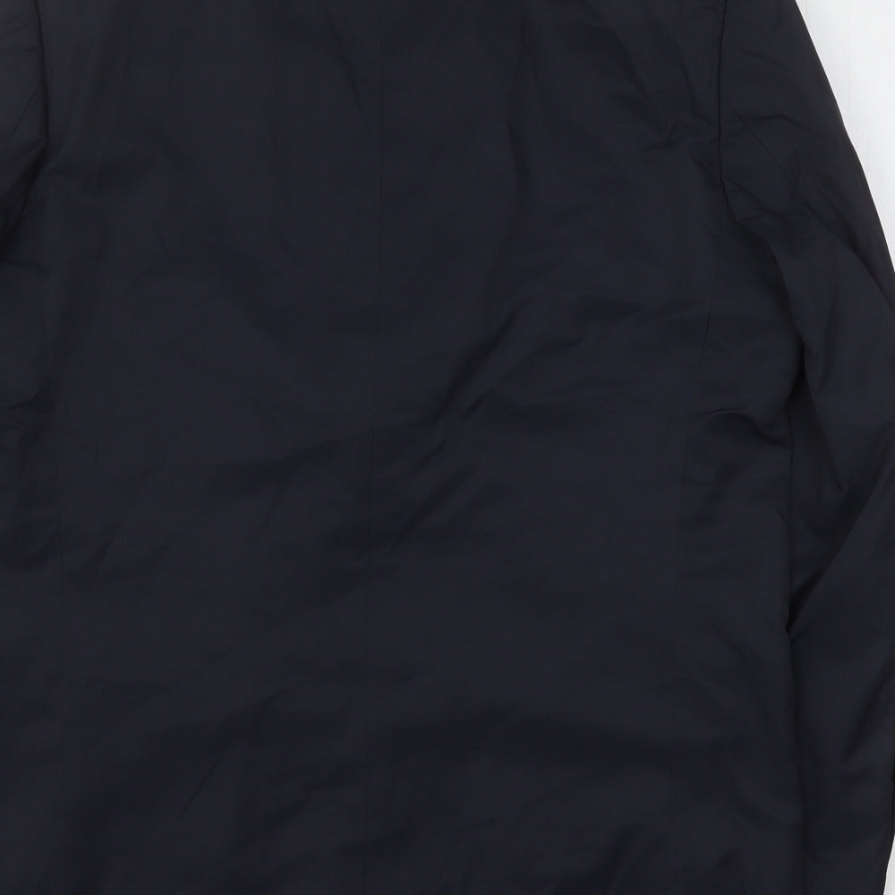 Milan Collection Mens Blue Cotton Jacket Suit Jacket