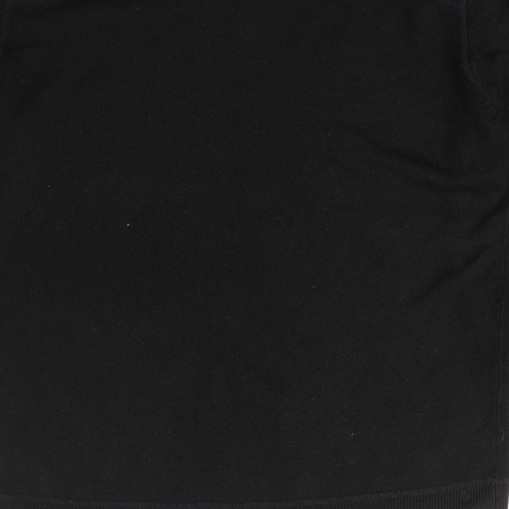 Red Herring Mens Black Acrylic Pullover Sweatshirt Size M